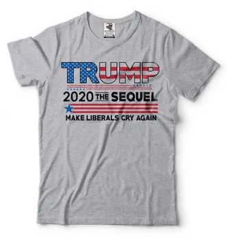Donald Trump Prezident T-Shirt Zábavné 2020 Voľbách, Aby Liberáli Opäť Plakať Tees Nové Mužov 2019 Letné Topy, Aby Vytlačené T Košele