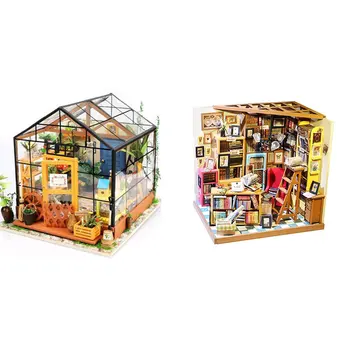 1 Sada 3D priestorové Puzzle modelu zostavenie Modelu Ručné Diy Chata Darček k Narodeninám Kreatívne HOBBY Doll House
