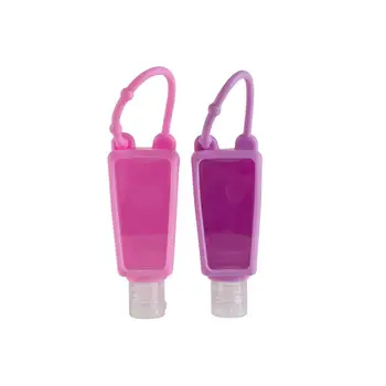 10 Ks/set 30ml Bezpečnej Silikónové Gél Fľaša Mini Prenosné Non-Umývanie, Dezinfekcia Hand Sanitizer Plastová Fľaša S Krytom