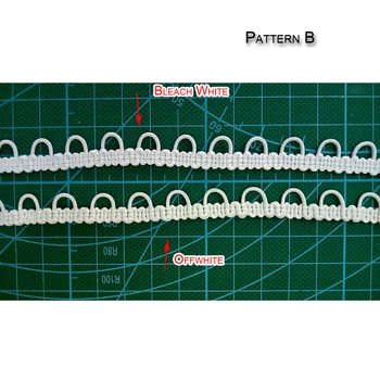 10 metrov pack biela elastická tlačidlo slučky pásky osobné farba k dispozícii
