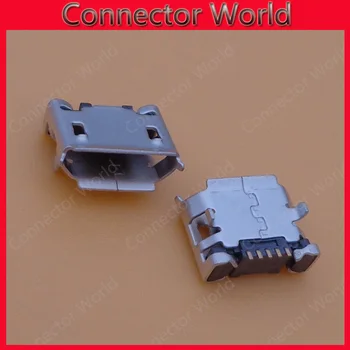 1000pcs/veľa Pre Alcatel 4010 OT4010 Vodafone 875 V875 micro mini 5 pin usb nabíjanie nabíjanie jack konektor konektor dock socket port