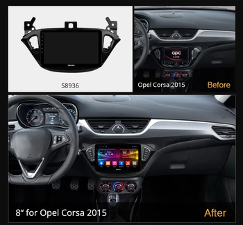 1280*720 Ownice Android 10.0 Octa-Core Car Audio DVD Prehrávač 6 G+128G pre Opel Corsa DSP Optické Rádio GPS Navi 4G LTE SPDIF