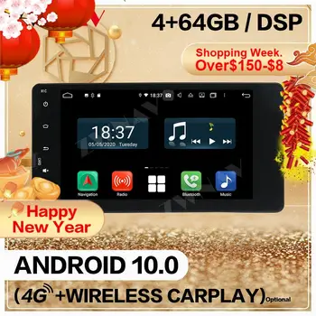 128G Carplay 2 Din Pre MITSUBISHI OUTLANDE 2016 2017 2018 Android 10 Obrazovke Audio Rádio GPS Navi základnú Jednotku Auto Stereo