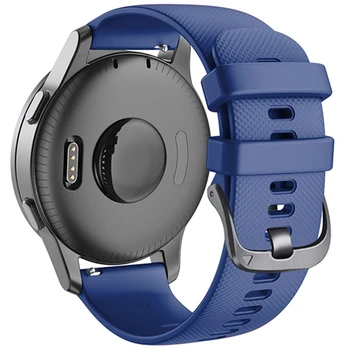 18 20 22 mm Silikónové Watchband Popruh pre Garmin Vivoactive 3 Predchodcu 645 245 Vivoactive 4 4S Inteligentný Náramok Náramok na Zápästie