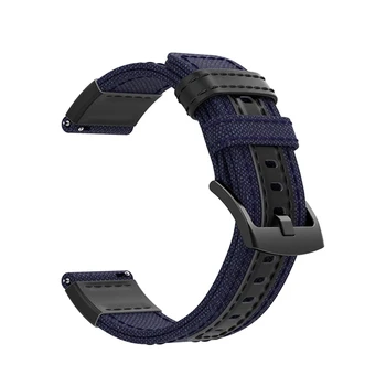 20 22 mm Plátno watchband pre Huawei GT 2 42mm 46 mm Remienok Česť Magic 2 Náramok Pre Huawei GT2E GT 2E Smart hodinky kapely black