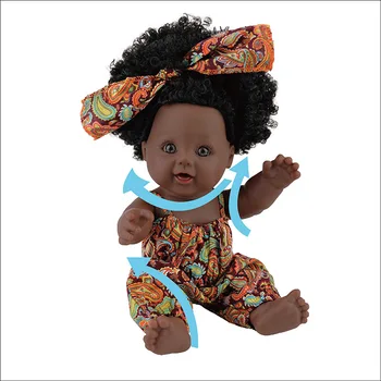 2020 black reborn bábiky afro vlasov 30cm 12inch reborn vaňa pop bábiky baby novorodenca plný silikónové baby doll nažive hračka poupee