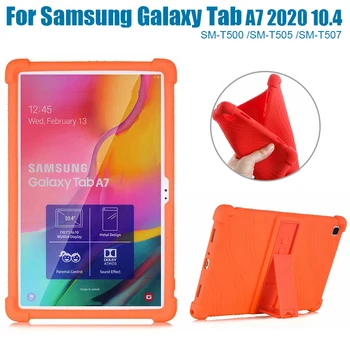 2020 nové Dieťa Stojan Silikónový obal Pre Samsung Galaxy Tab A7 2020 SM-T500 SM-T505 SM-T507 10.4