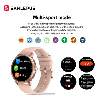 2020 NOVÉ SANLEPUS Smart Hodinky Módne Ženy Smartwatch Bežné Mužov Šport Fitness Band Náramok Pre Android Apple Xiao Česť