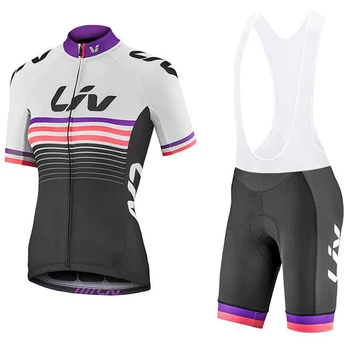 2020 ŽENY LIV cyklistického tímu jersey 20D cyklistické šortky vyhovovali Ropa Ciclismo LADY lete rýchle suché PRO požičovňa Maillot oblečenie Nohavice