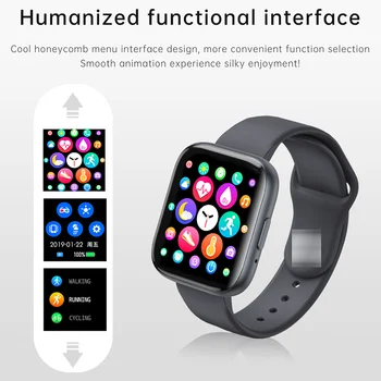 2020New Športové Hodinky Bluetooth Hovor Smart Hodinky Vodotesné Krvný Tlak Šport Smartwatch Mužov plne Dotykový Displej Inteligentný Náramok
