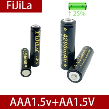 2021 AA + AAA Nové 1,5 V AA AAA Alkalické Nabíjateľná Batéria 32000-4200mAh Horák, Hodinky, Hračky MP3 Prehrávač Nahradiť Ni-MH Batérie