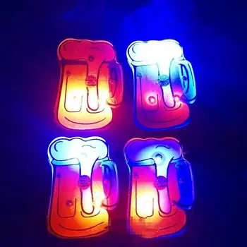 25x Party Radi LED Blikajúce Brošňa Pin Cartoon Svetlo Svietiť, Odznak Darčekové dekorácie domova narodeniny