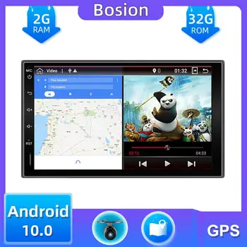 32G 2 din autorádia gps android 10.0 auto, stereofónny kazetový prehrávač rekordér Rádio Prijímač GPS Navigácie RDS 4G TV box DAB OBD