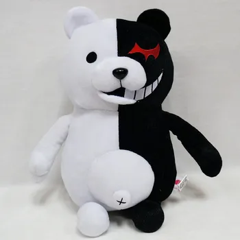 35 CM Dangan Ronpa Super Danganronpa 2 Monokuma Black & White Bear Plyšové Hračky Mäkké Plyšové zvieratko Bábiky Narodeniny Darček pre Deti