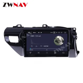 360 Kamery Android 10 systém Multimediálny Prehrávač Pre Toyota Hilux RHD-2020 GPS Navi Rádio stereo IPS Dotykový displej vedúci jednotky