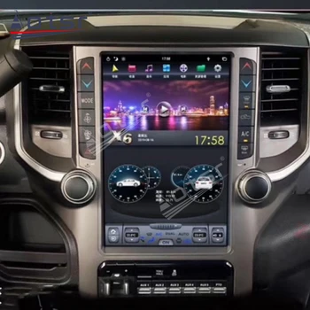 4+128GB Tesla Štýl VEĽKEJ Obrazovke Android 9.0 auto multimediálny prehrávač Pre Dodge RAM 1500 2018-2020 auto rádio stereo hlava jednotky CARPLAY