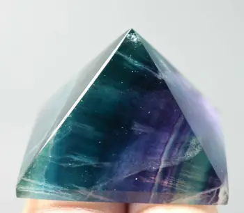 4cm Fluorite Pyramídy Crystal Bod Uzdravenie NaturalStone Minerálne Darček Domáce Dekorácie liečivé kamene