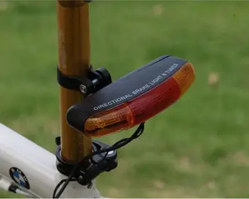 7 LED Požičovňa Bicyklov Zase Smerový Signál Brzdové Svetlo Lampy 8 zvuk Rohov Pevne namontujte Nastaviť Bicyklov Svetla Bezpečnosť v Tme P40