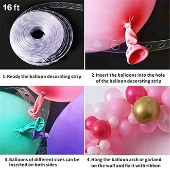 97pcs DIY Balón Arch Garland Globálne Hot Pink Gold Chrome Latexové Balóny Svadobné Birthyday Baby Sprcha Strany Pozadí Dekor