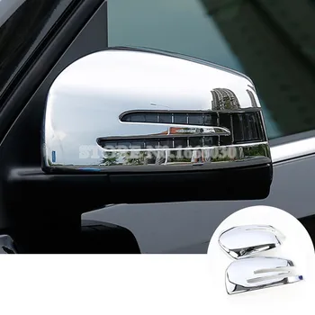 ABS Bočné Spätné Zrkadlo Výbava Kryt 2 ks Pre Benz ML W166 2012-GL X166 Roky 2013-Auto príslušenstvo interiéru Auta, Trim