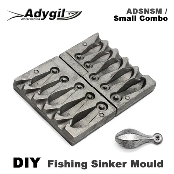 Adygil DIY Rybárske Snapper Záťaže Plesne ADSNSM/Malé Combo Snapper Záťaže 28 g 56 g 84g 5 Dutín