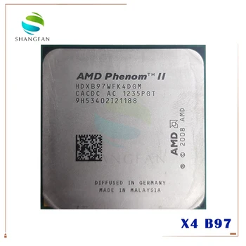 AMD Phenom X4 B97 Quad-Core CPU DeskTop HDXB97WFK4DGM Socket AM3