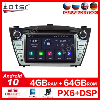 Android 10.0 4G+64GB Auto DVD prehrávač, GPS Navigáciu Pre Hyundai IX35 Tucson 2009-auto multimediálne rádio rekordér media player