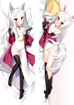 Anime Užitočné Fox Senko San Vankúše Dakimakura Prípade Sexy Dievča 3D obojstranné Posteľ Objímanie Telo obliečka na Vankúš 04