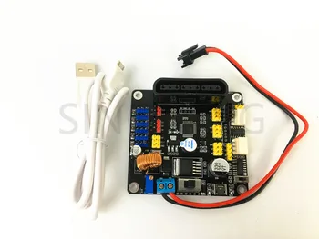 Arduino uno štít pre 6 dof robotické rameno microcontroller ps2 s kódom