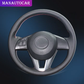 Auto Vrkoč Na Volante Kryt pre Mazda 3 Axela Mazda 6 Atenza Mazda 2 CX-3 CX-5 Scion iA 2016 Auto Interiéru Automobilu-styling