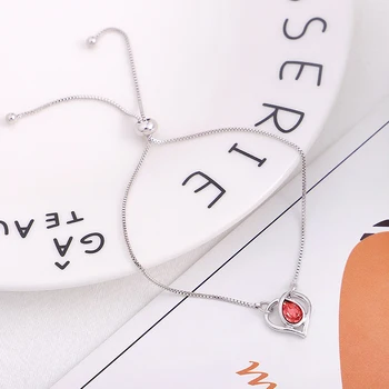BeBella drop srdce náramok Kryštály od Swarovski Elements módne šperky pre ženy, dievča Valentína darček k narodeninám