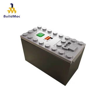 BuildMOC 64228 Granulované Batérie Prípade Pre Stavebné Bloky Súčastí DIY LOGO Vzdelávacie Tech Časti Hračky