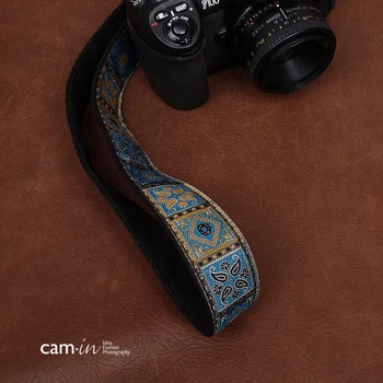 Cam-v vyšívané micro zrkadlovka popruh pre Sony Leica Nikon Canon fotoaparátu cam7581