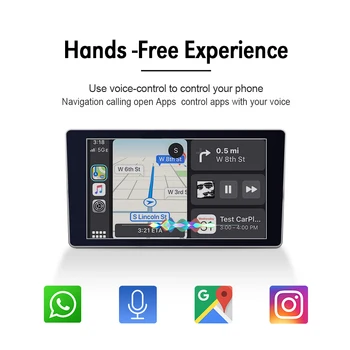 Carlinkit Dekodér Bezdrôtový CarPlay Android Auto Pre AUDI A3 Q2 Q2L MMI3G+ Multimediálne AirPlay Zrkadlo Hudby Mapu Smart Box IOS14Kit