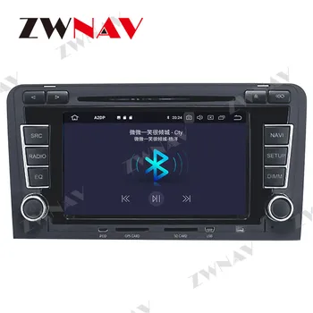 Carplay IPS Obrazovke Android GPS Navigácia Pre Audi A3, S3 2003-2009 2010 2011 2012 Auto Rádio Stereo Multimediálny Prehrávač Vedúci Jednotky