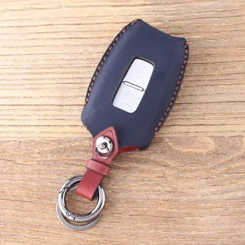 DANDKEY 2 Tlačidlá na pravej Kože Chránič Auto Kľúčom Key Kryt puzdro Pre Hyundai Genesis Coupe Sonáta Kľúča Vozidla