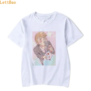 Dav psycho 100 T Shirt Mužov/žien v lete roku 2019 Japonské anime tlač Lumbálna 90. rokov estetické oblečenie, streetwear módy tee tričko homme