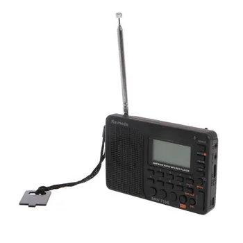 Digitálne Ladenie LCD Prijímač TF MP3 REC Prehrávač, AM FM SW Full Band Rádio Prenosné