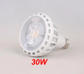Doprava zadarmo KLASU par30 led žiarovky E27 15W 20W 30W 40W COB led spot Light lampy, CE/ROHS AC85-265V
