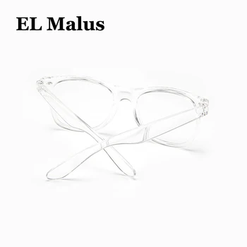 [EL Malus]Retro Skončil Krátkozrakosť Okuliare Pre Ženy, Mužov Transparentné Štvorcový Rám Študentov na krátkodobý pohľad -1 -1.5 -2 -2.5 -3 -4 -3.5