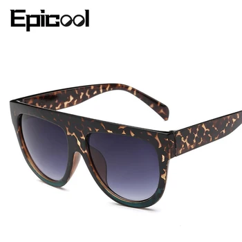 Epicool Retro slnečné Okuliare Ženy Cat eye Plastovým Rámom Slnečné okuliare Dámy Gradient Objektív Módny Dizajn Značky slnečné Okuliare oculos