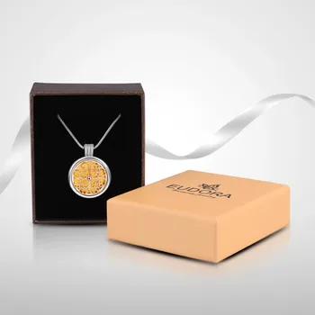 Esenciálny Olej Difúzor Náhrdelník Šperky Pre Ženy&Mužov Parfum Rose Gold Prívesok Aromaterapia Difúzor Prívesok Šperky Darček