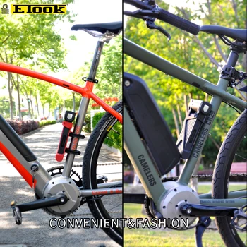 Etook Požičovňa Zámok Skladacie Mountain Bike Zamky Najsilnejší Anti Theft Ťažkých Motocykel Zámok Pre Elektrický Bicykel ET590