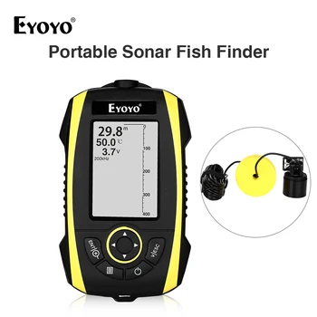 Eyoyo E4 rybárske echo zdravšie Hĺbka Sonar Zdravšie echo dounder sonar fischfinder fisch finder hlbšie sonar smart rybolov