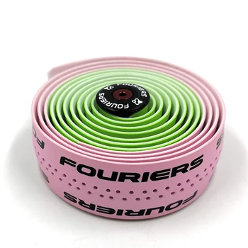 Fouriers Cestné Riadidlá Bicyklov Pásky, Pevné Prevodový Bike Dvojité farba Riadidlá Pásky Zábaly PU Materiálu, Požičovňa Riadidlá Pásky