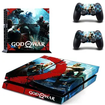 God of War PS4 Nálepky Play station 4 Pokožky Nálepky, Nálepky Pre PlayStation 4 Konzoly PS4 a Radič Kože Vinyl