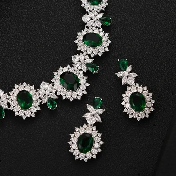 GODKI Luxusný 2 KS Šperky Set Pre Ženy, Svadobné Plný Kubický Zirkón Crystal CZ Dubaj Svadobné Šperky Sady 2020 ŠATY ACCESSARIES