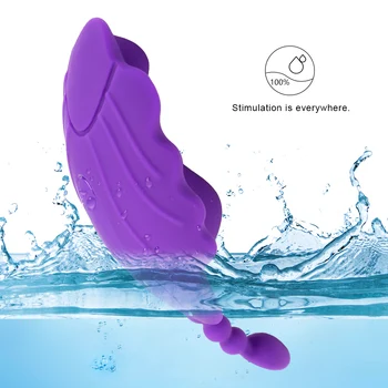 IKOKY Nositeľné Vibrátor Neviditeľné Nohavičky 10 Režim Klitorálny Pošvy Stimulátor G-bodu Erotické Diaľkové Ovládanie Sexuálne Hračky pre Ženy