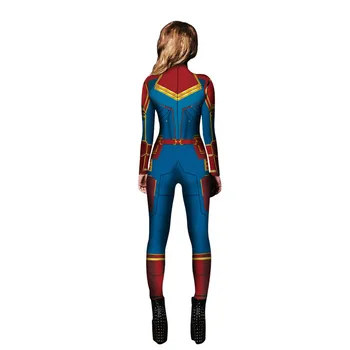 Iron Man Cosplay Kostýmy Super Heros Tony Stark Zentai Kombinézu Carol Danvers Jumpsuit Oblek pre Ženy, Dospelých