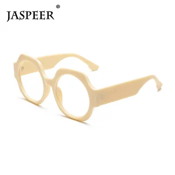 JASPEER Retro Anti Modrá Počítač Okuliare Ženy Vintage UV400 Blokovanie Okuliare Mužov Predpis Rám Optické Okuliare
